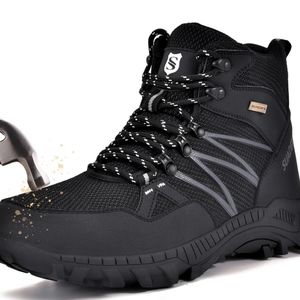 SUADEX Steel Toe Boots for Men Work Construction Safety Boots for Men Composite